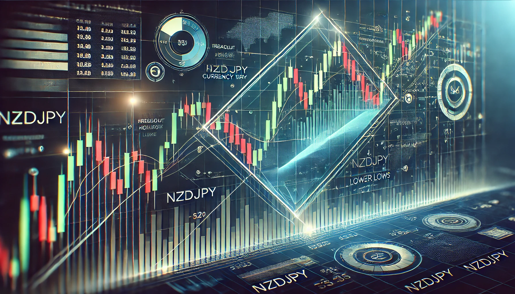 Broadening Wedge on NZDJPY