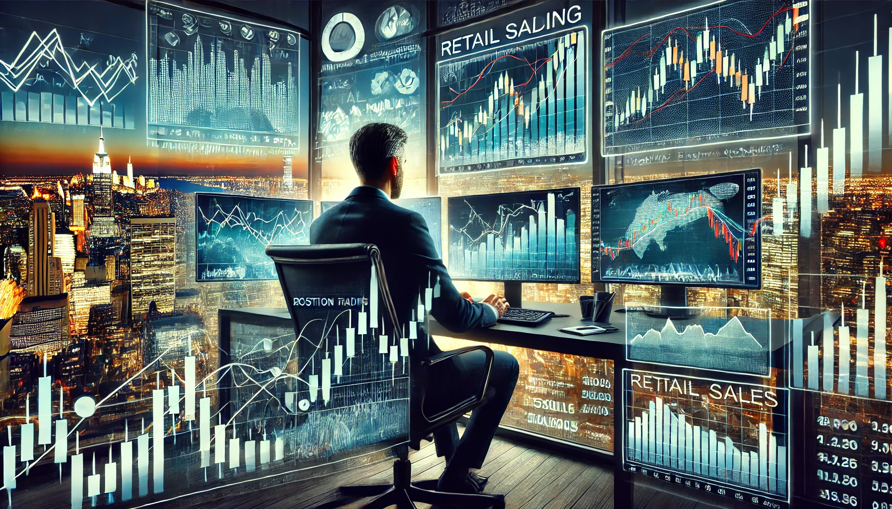 Forex position trading with retail data