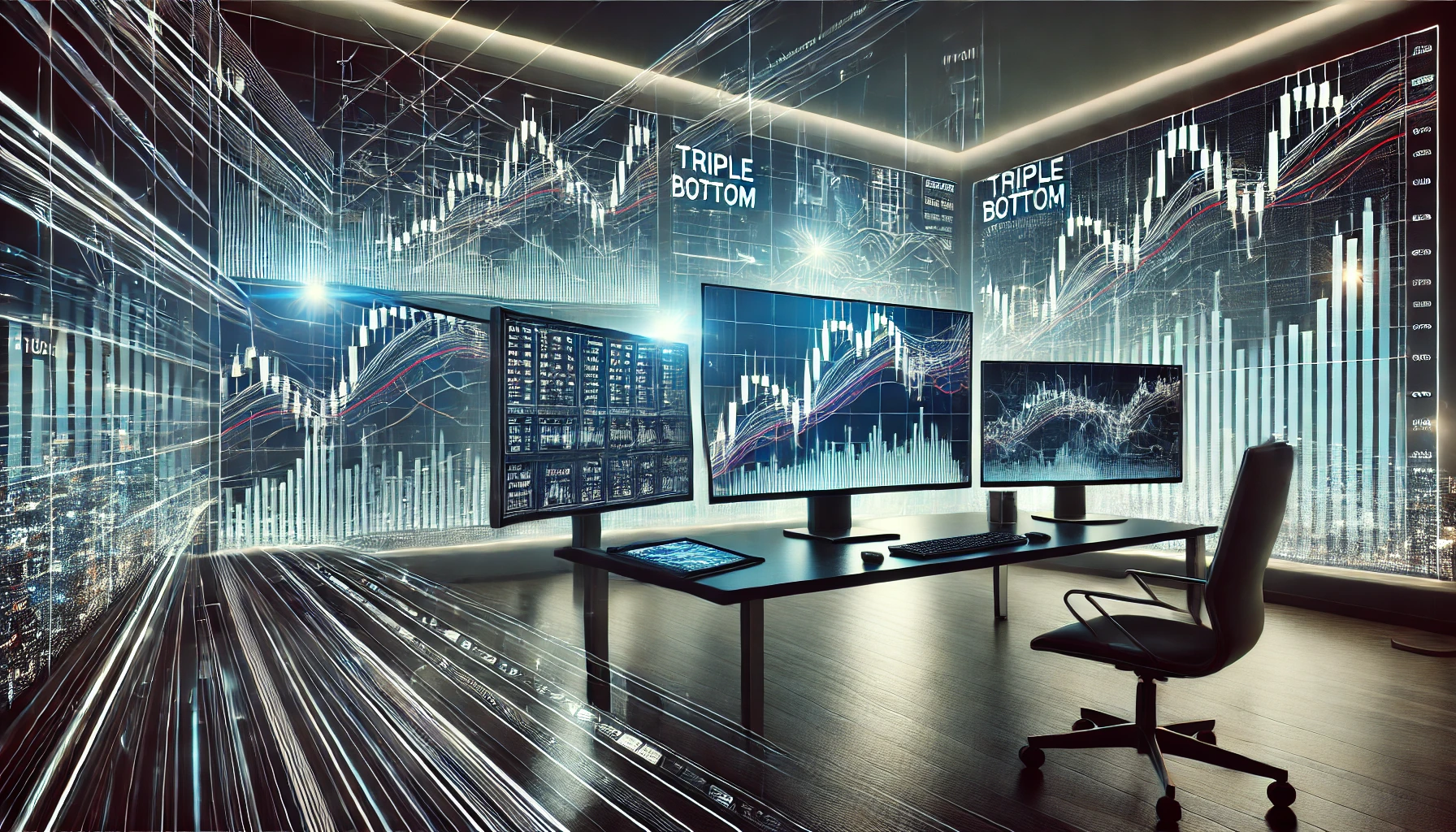 Triple bottom Forex strategy