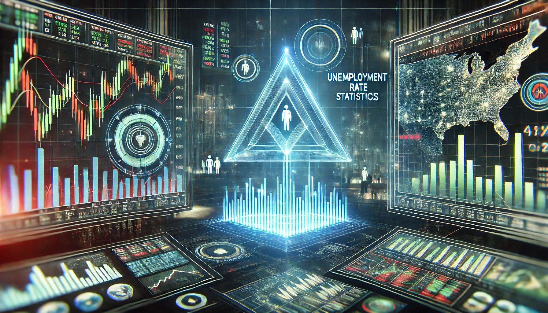 Symmetrical triangle and economic data