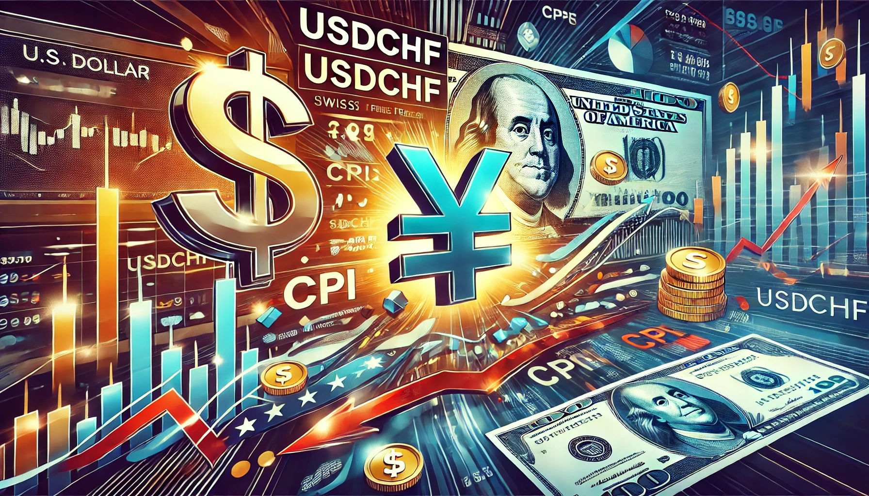 How CPI affects USDCHF trends