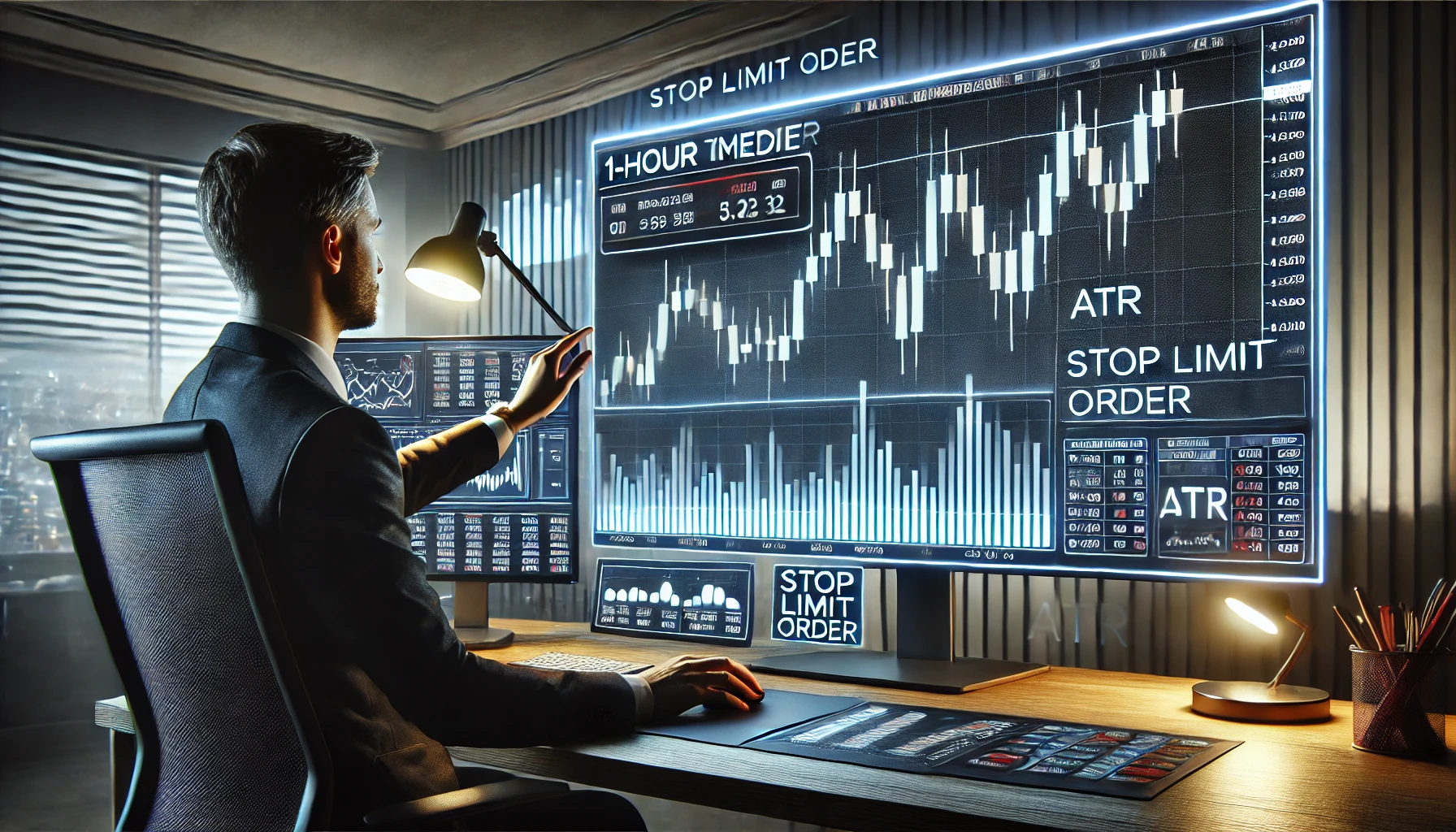 Stop Limit Orders on 1-Hour Chart