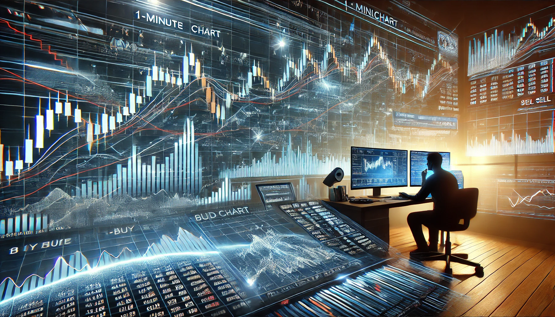 Quick grid trading strategy for 1-minute charts