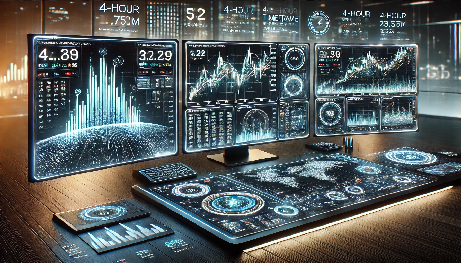 4-hour timeframe trading with machine learning