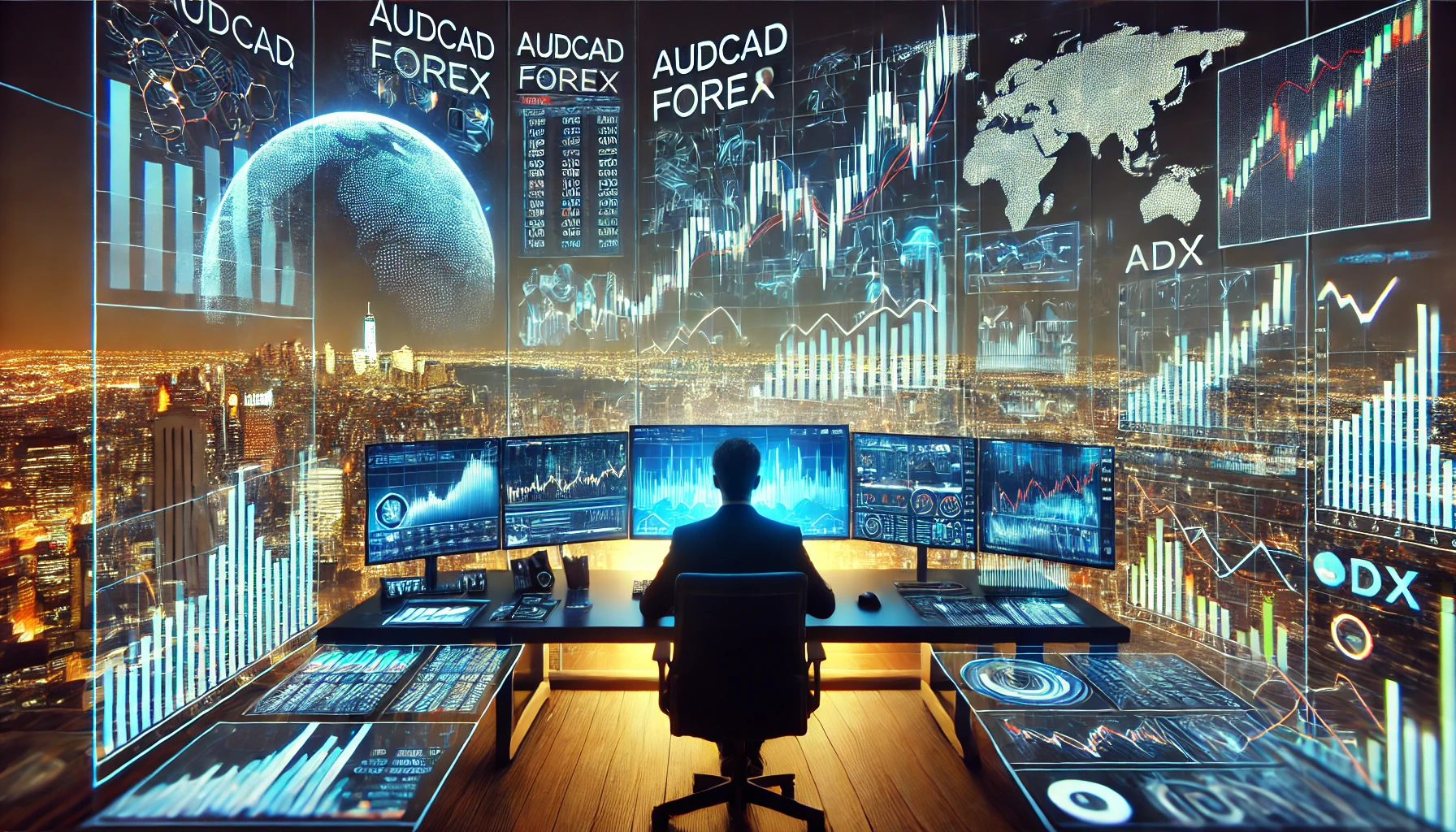 ADX trading technique for AUDCAD
