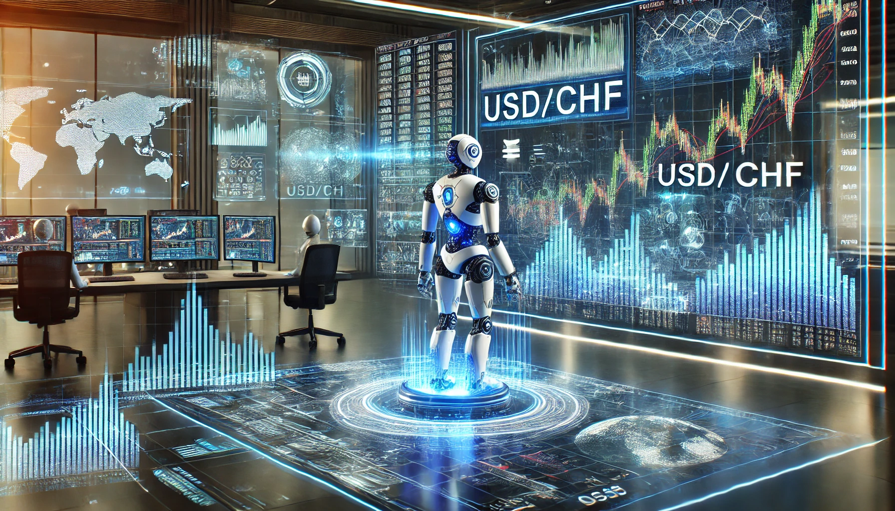 Algorithmic trading in USD/CHF market