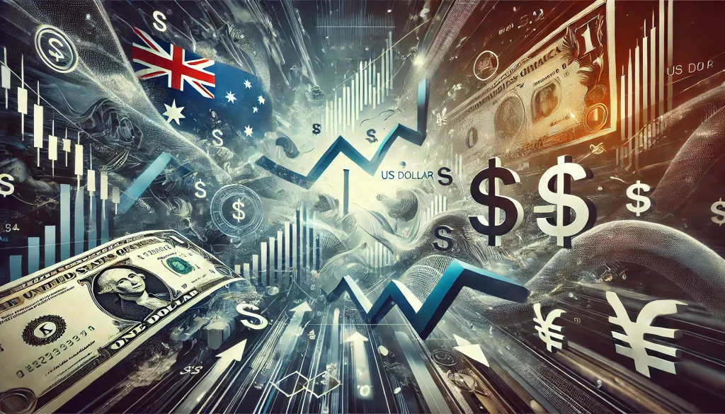 Australian dollar to US dollar volatility squeeze