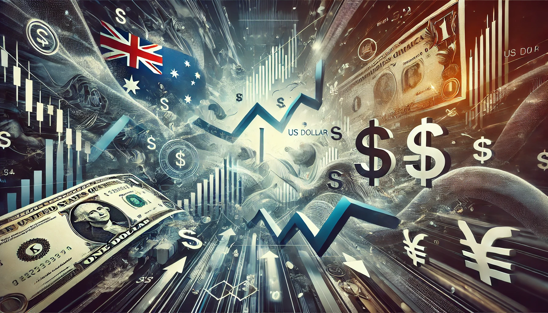 Australian dollar to US dollar volatility squeeze