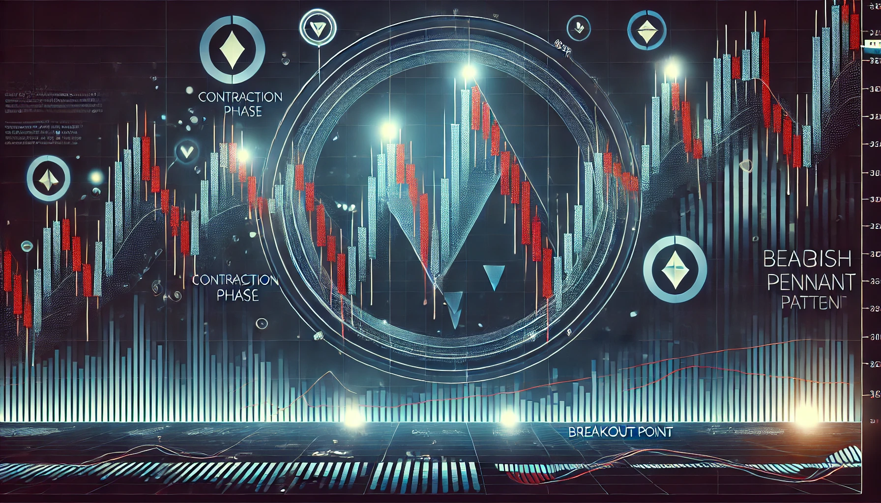Bearish pennant trading strategy