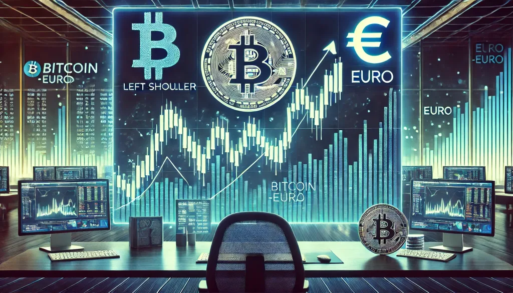 Bitcoin-Euro head and shoulders strategy