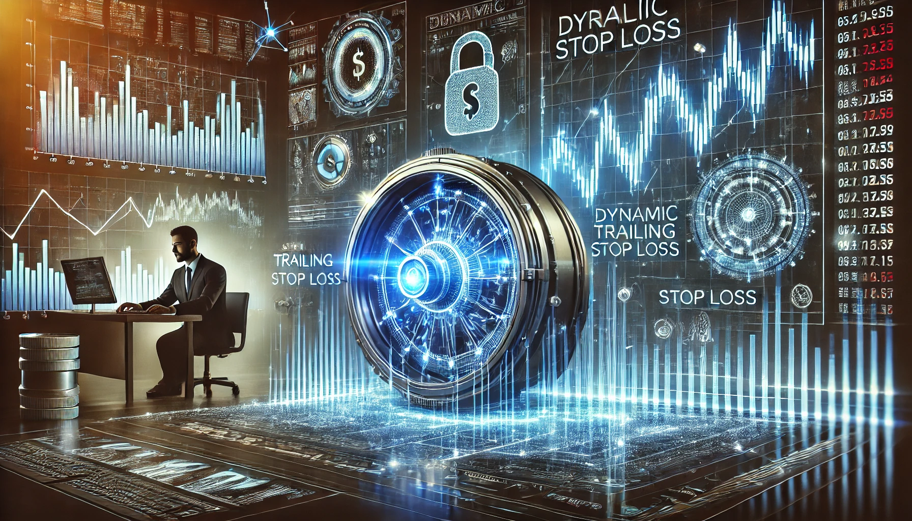 Black box trading strategy with trailing stop loss
