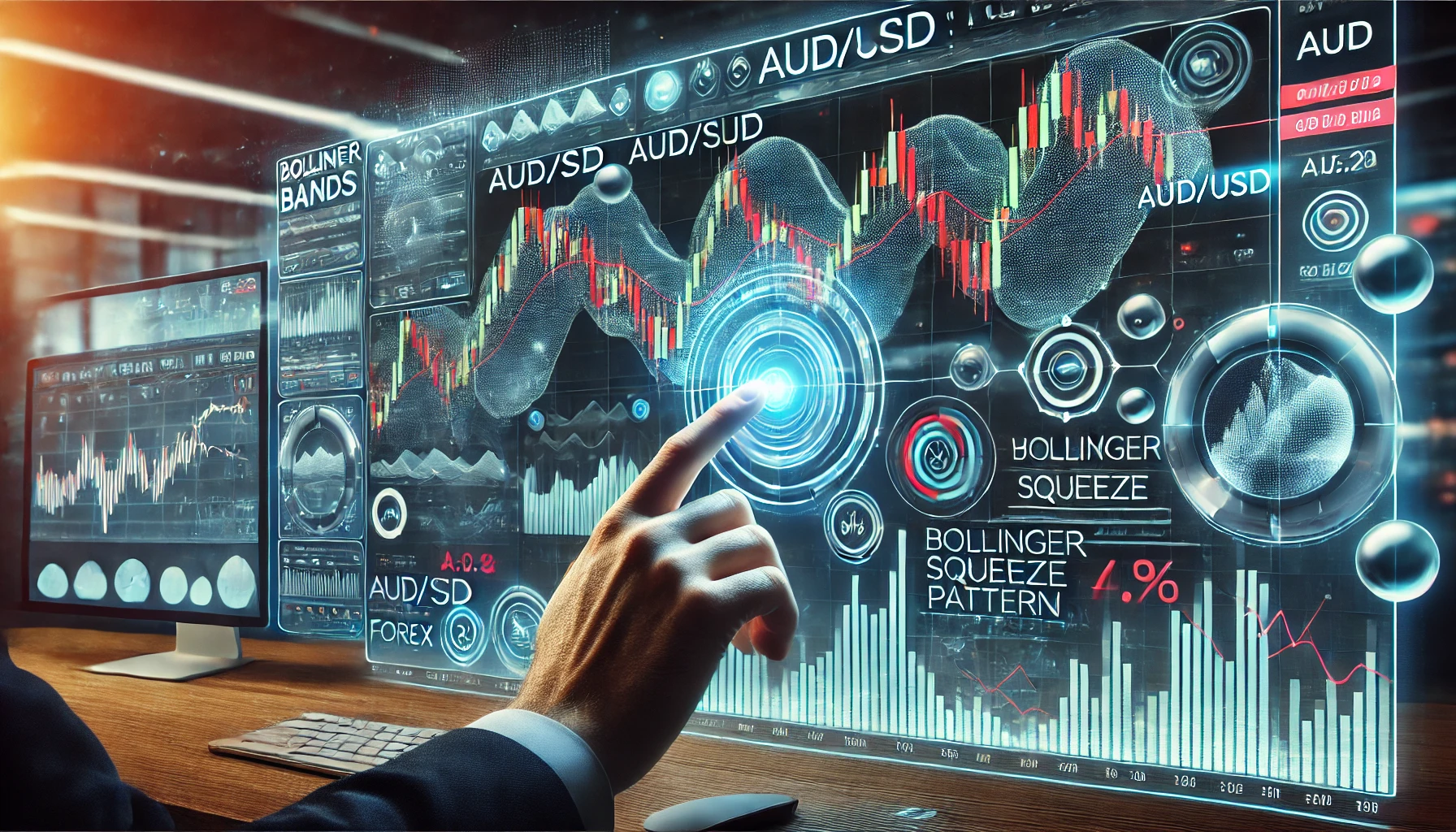 Bollinger Bands trading technique for AUD/USD