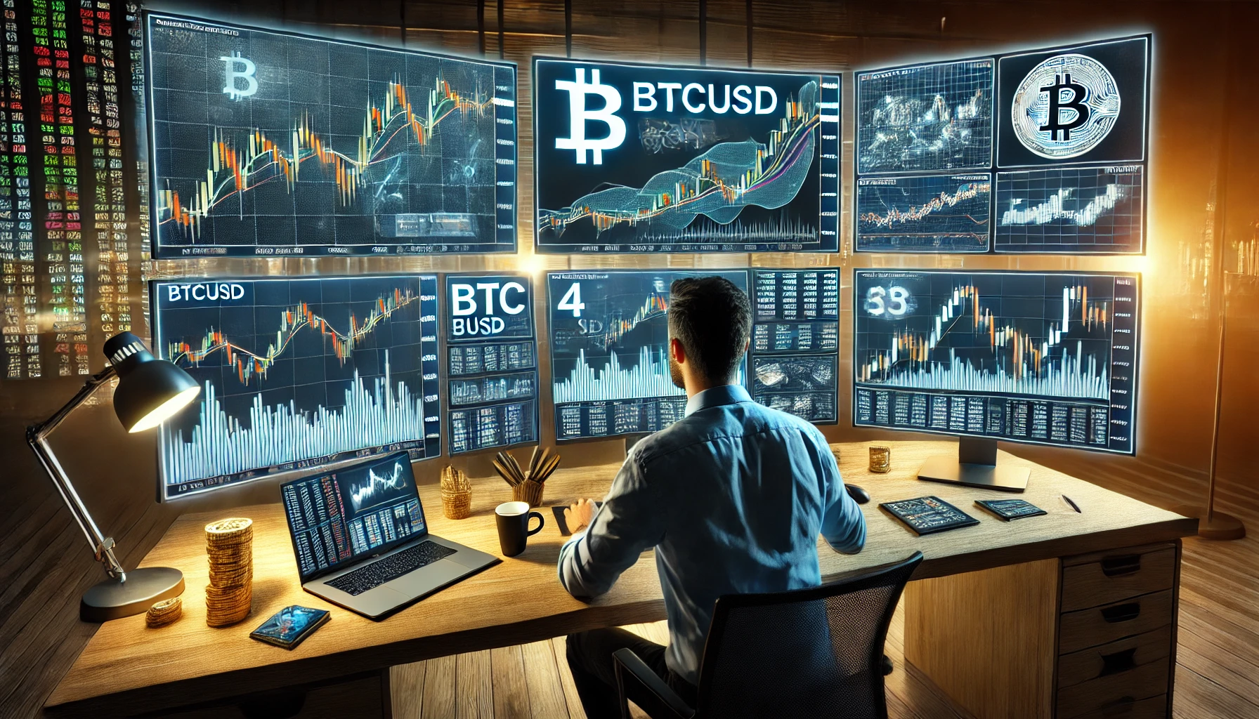 BTCUSD multi-timeframe trading approach