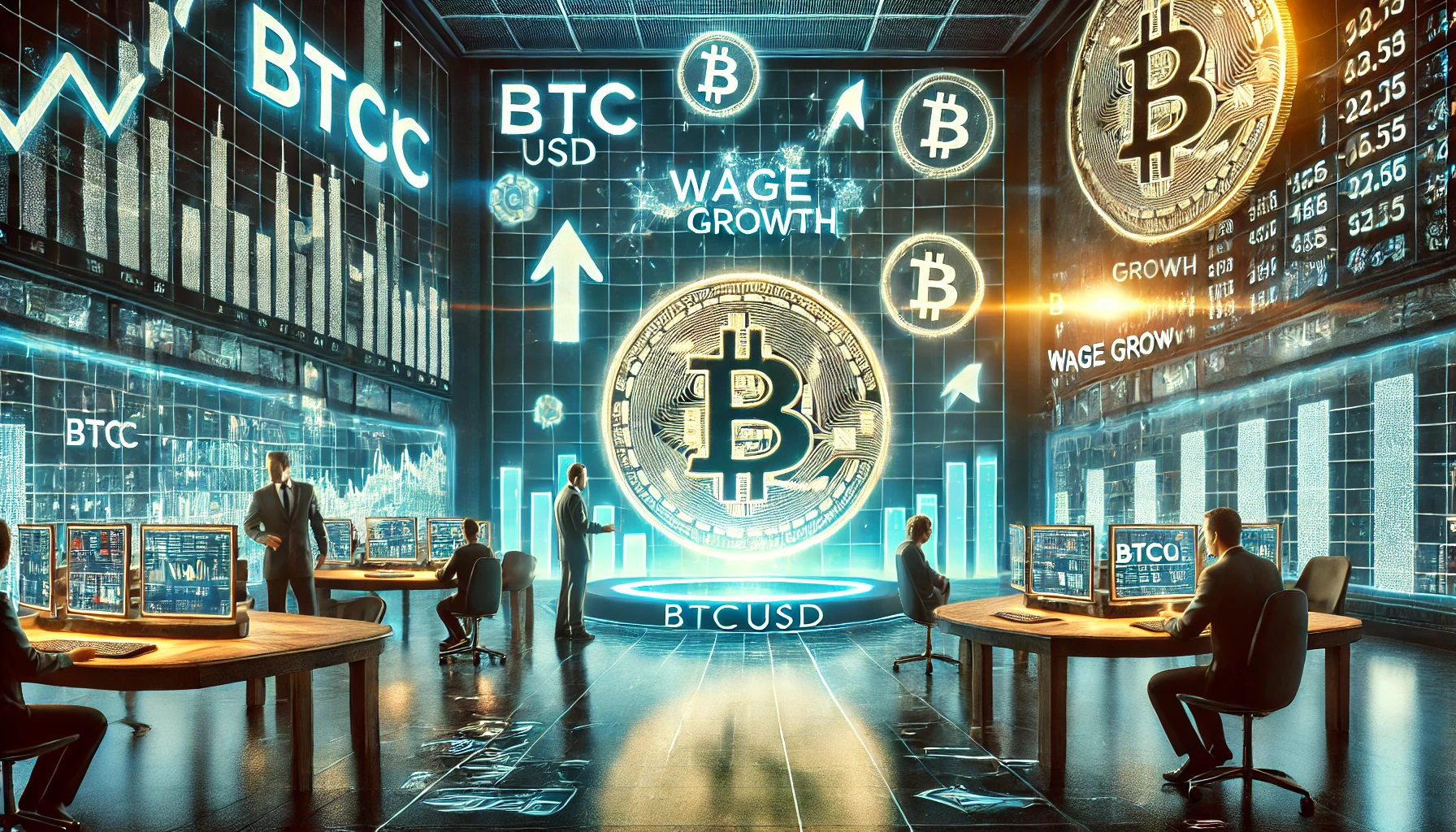How wage growth affects BTCUSD