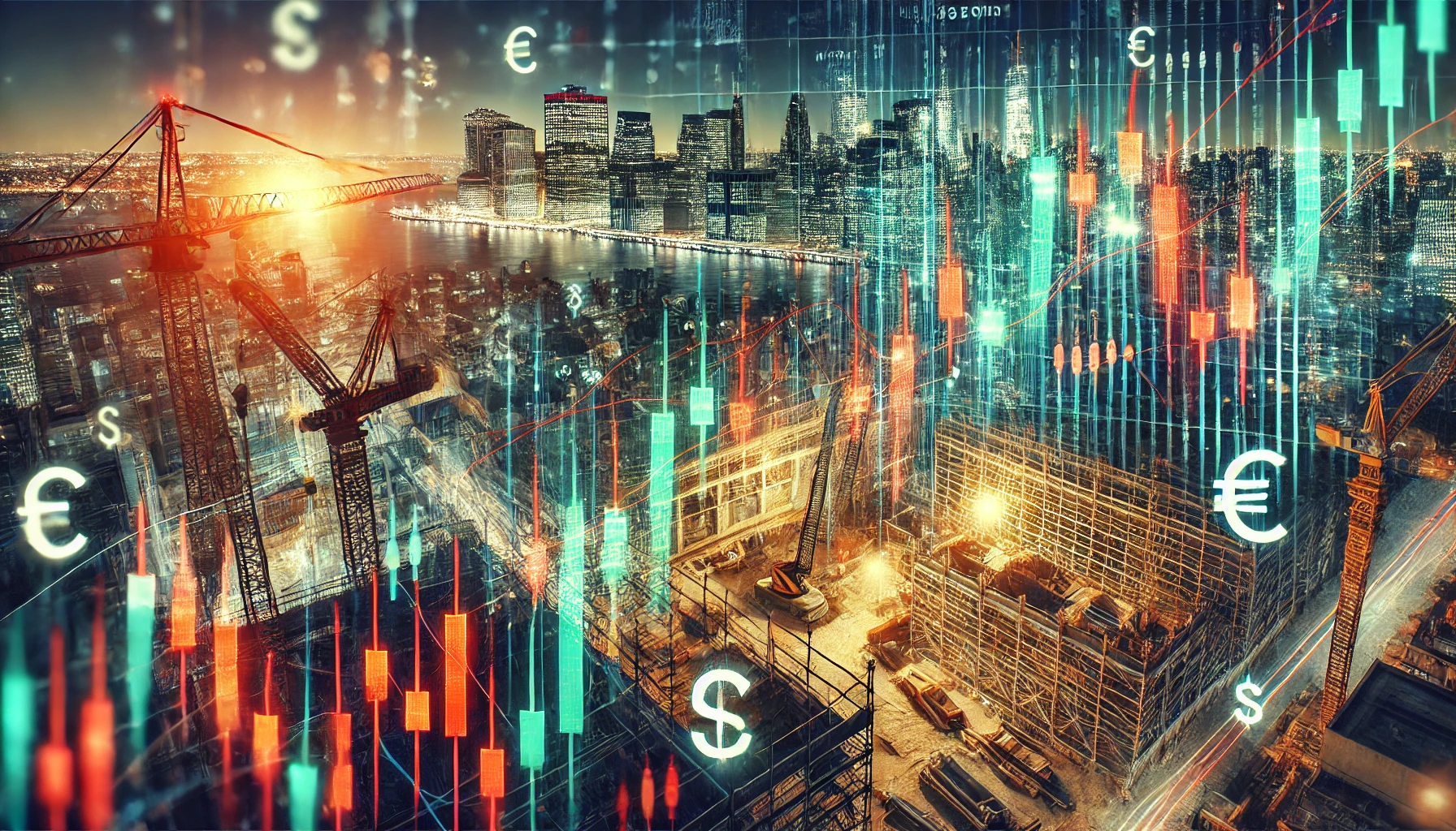 Triple bottom trading setup with building permits
