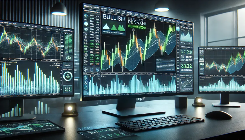 Bullish Pennant Risk Management