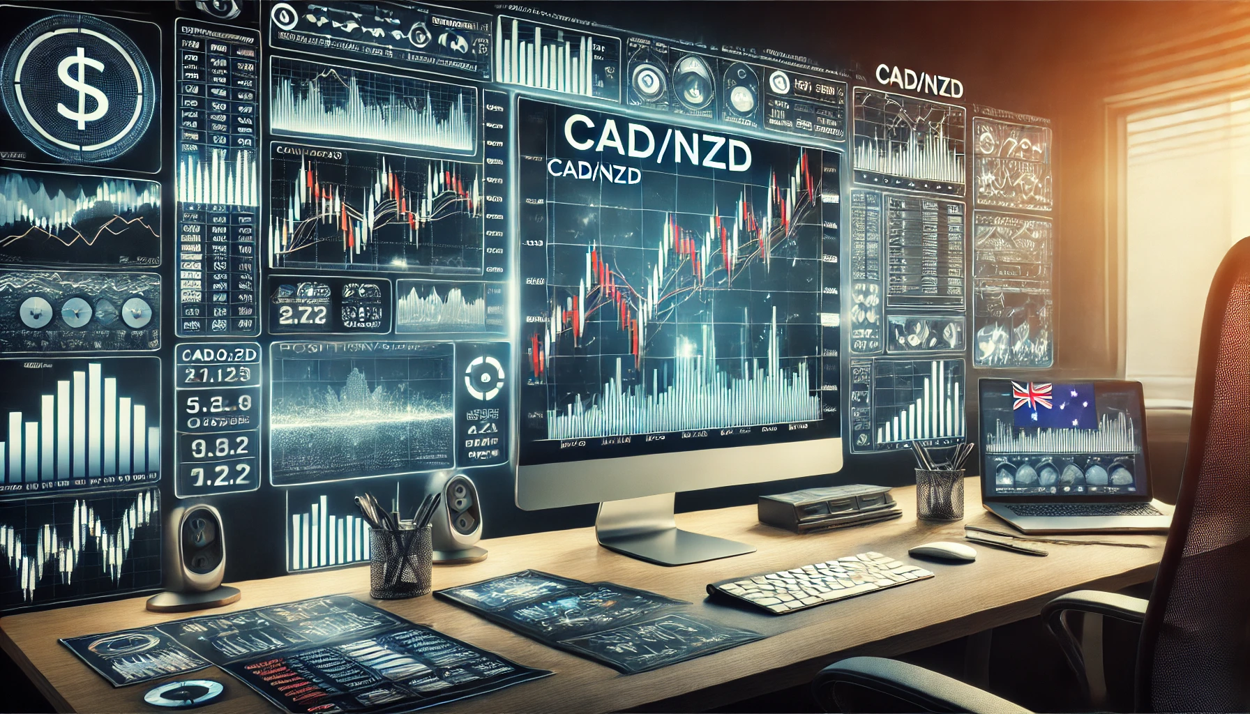 Optimal position sizing for CAD/NZD