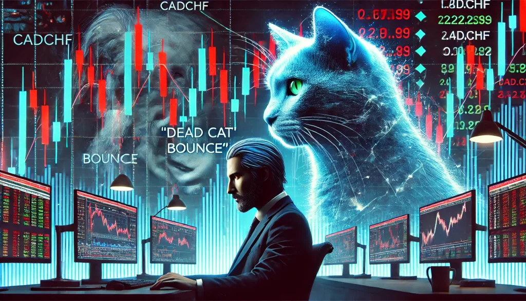 CADCHF dead cat bounce strategy