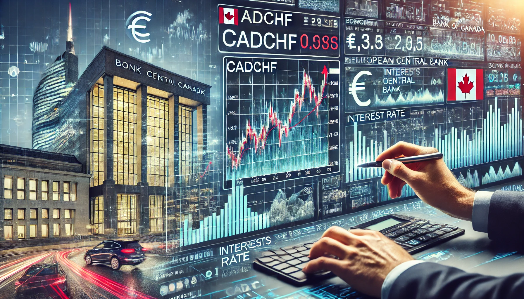 ECB impact on CADCHF