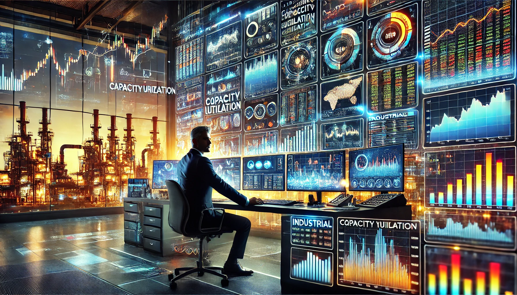 Hedging strategies with capacity utilization