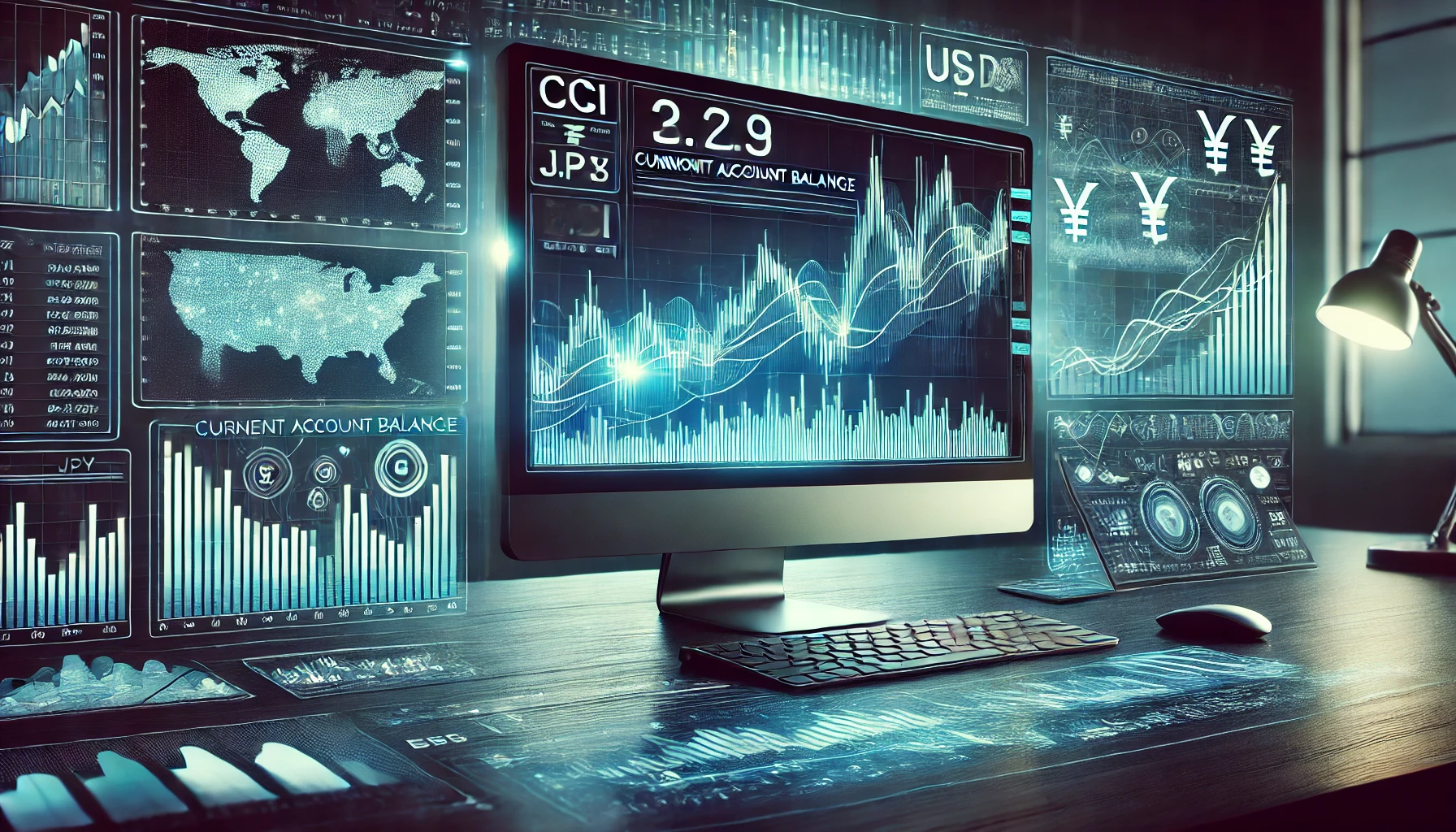 CCI indicator with Current Account data