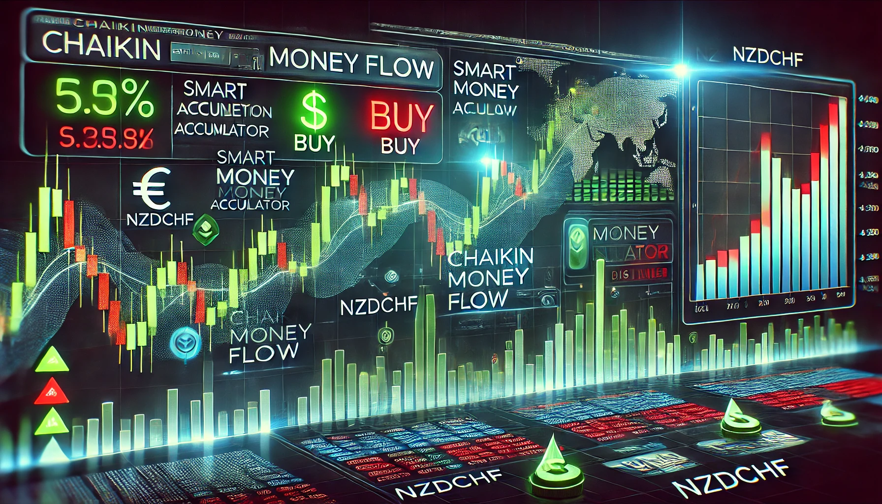 Chaikin Money Flow strategy for NZDCHF
