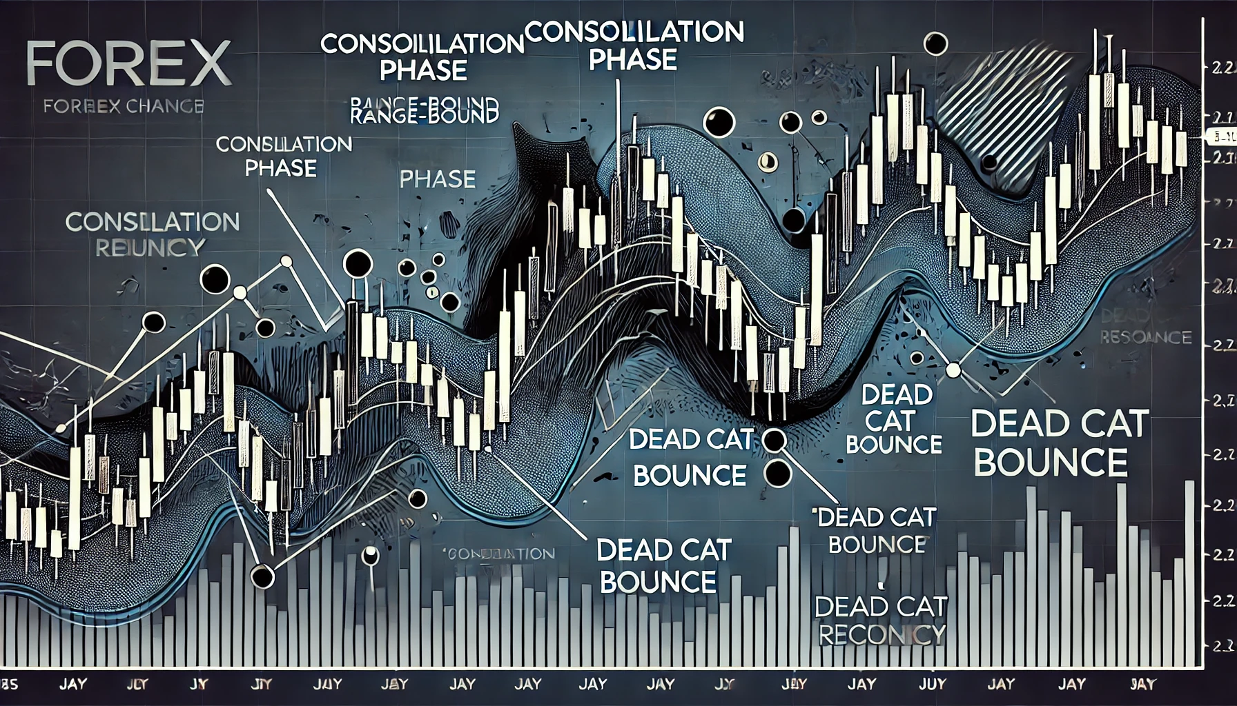 Dead cat bounce trading technique