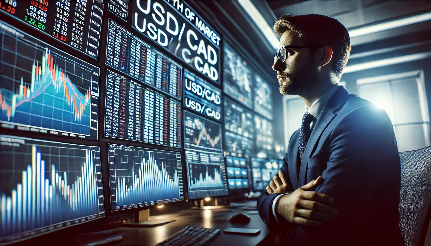DOM trading technique for USD/CAD