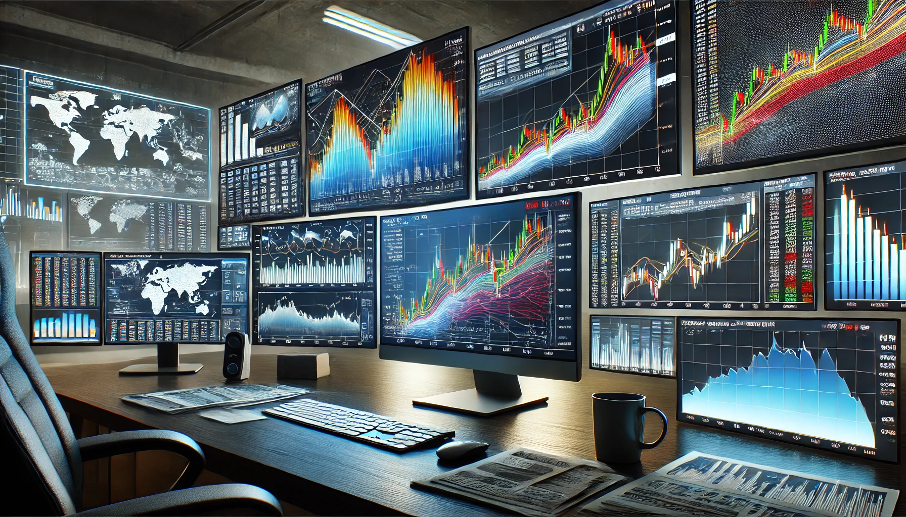 Descending broadening wedge trading strategy