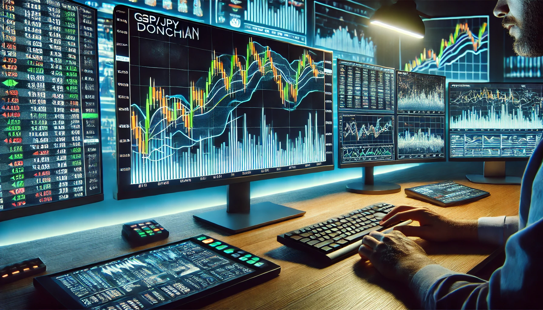 GBP/JPY breakout trading with Donchian channels