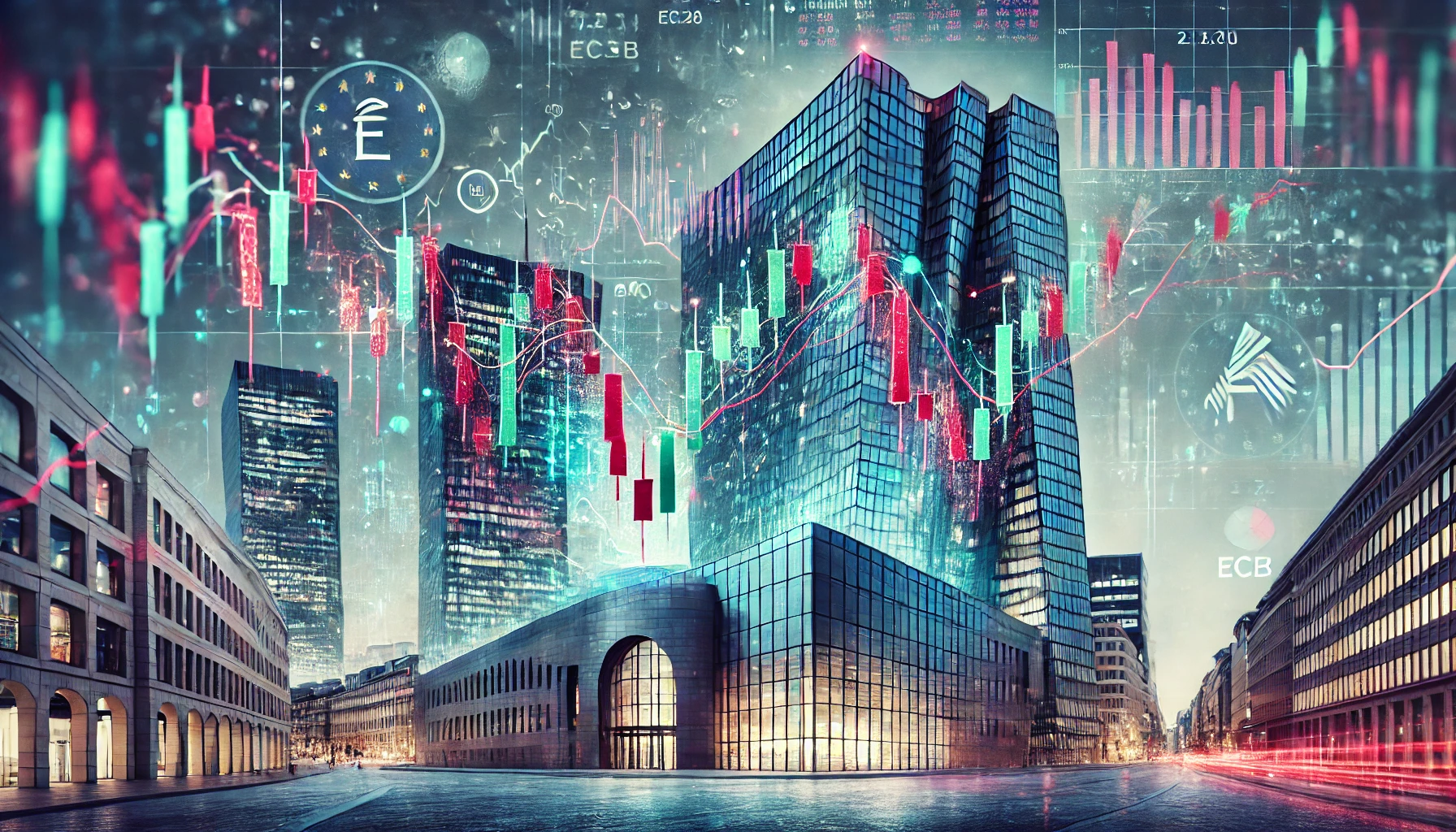ECB Bearish Pennant Breakdown