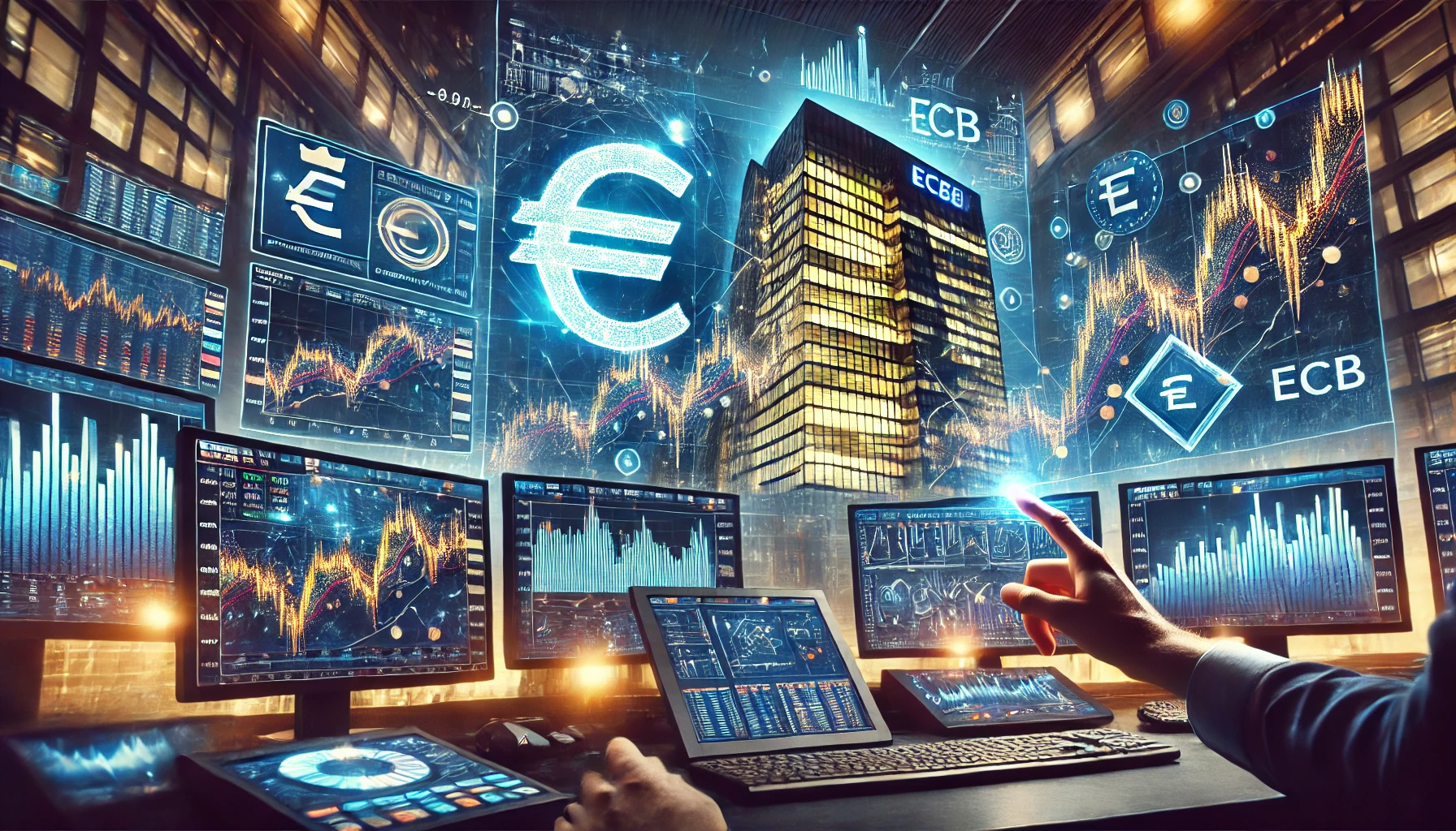 European Central Bank trend reversal setup
