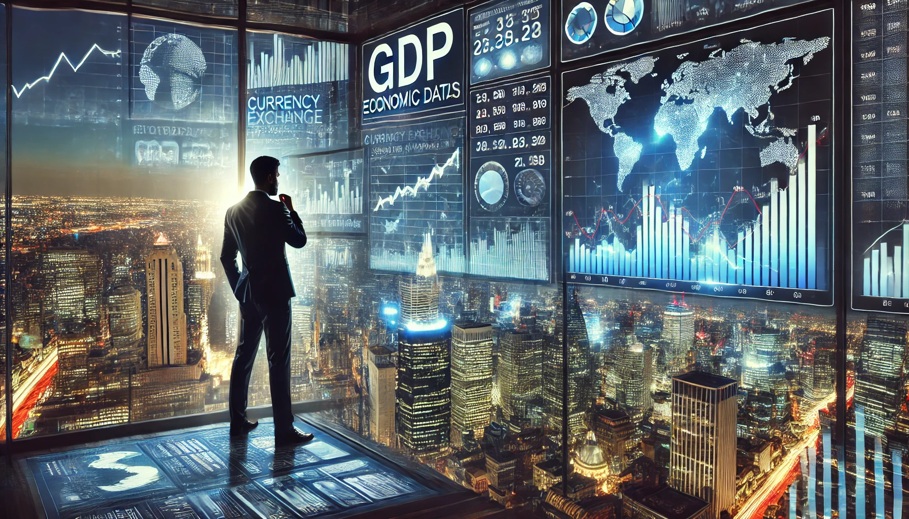 End-of-day GDP trading strategy