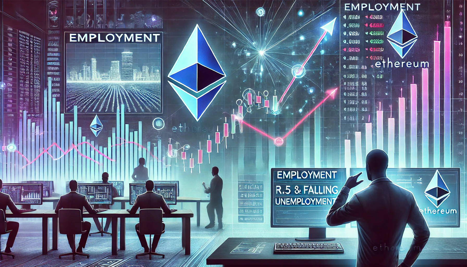 ETHUSD macroeconomic data impact