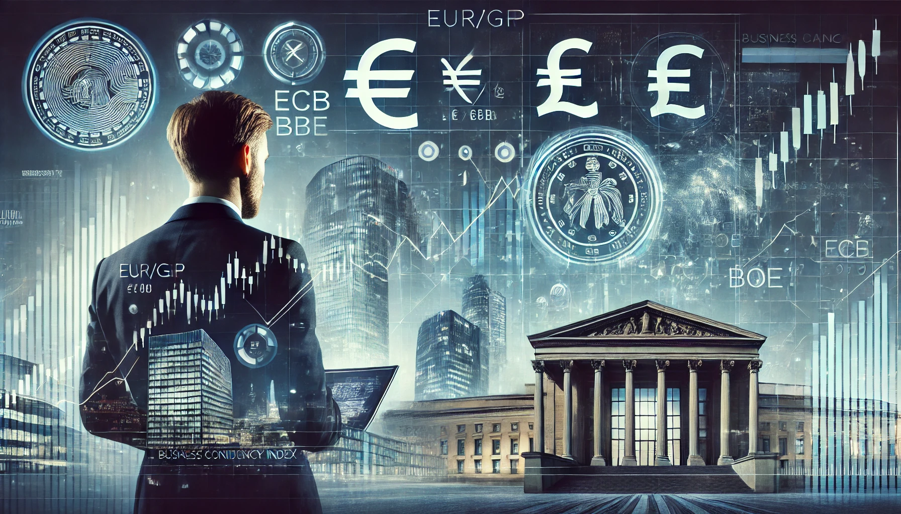 EUR/GBP and business confidence index