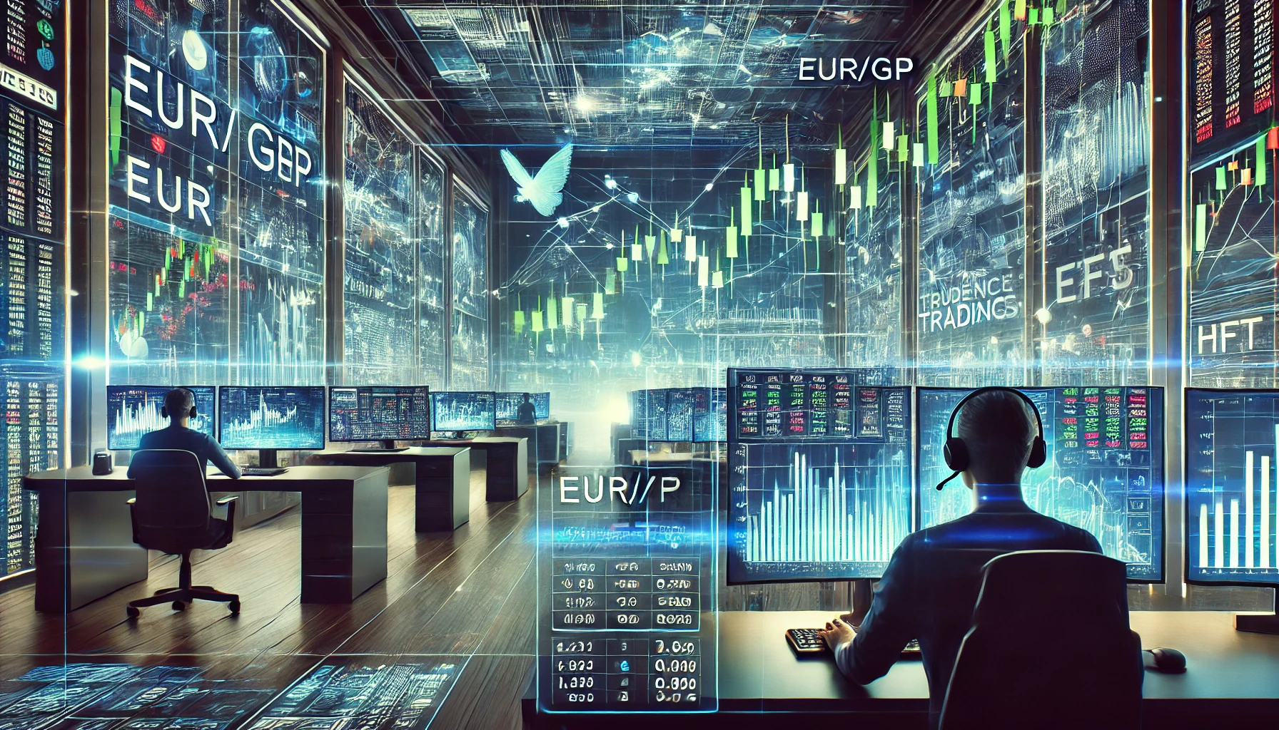 Euro-British Pound high-frequency trading