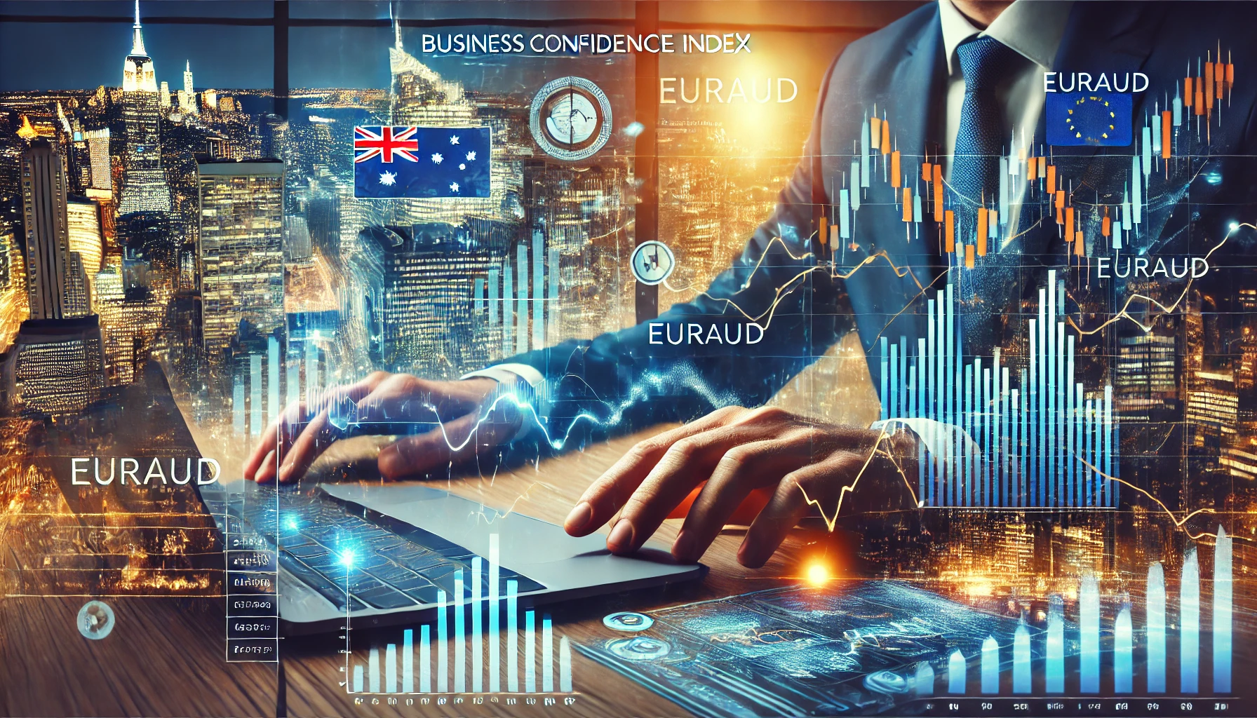 EURAUD trading strategy using Business Confidence Index