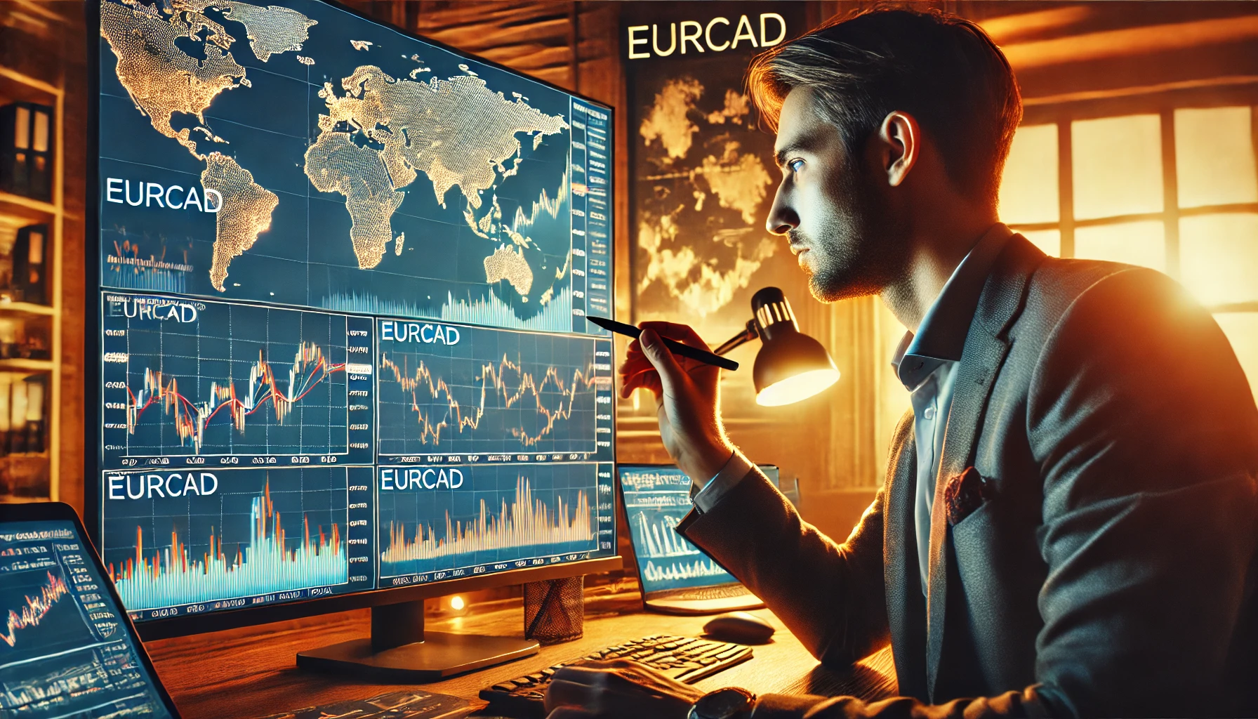 Trading EURCAD in a sideways market