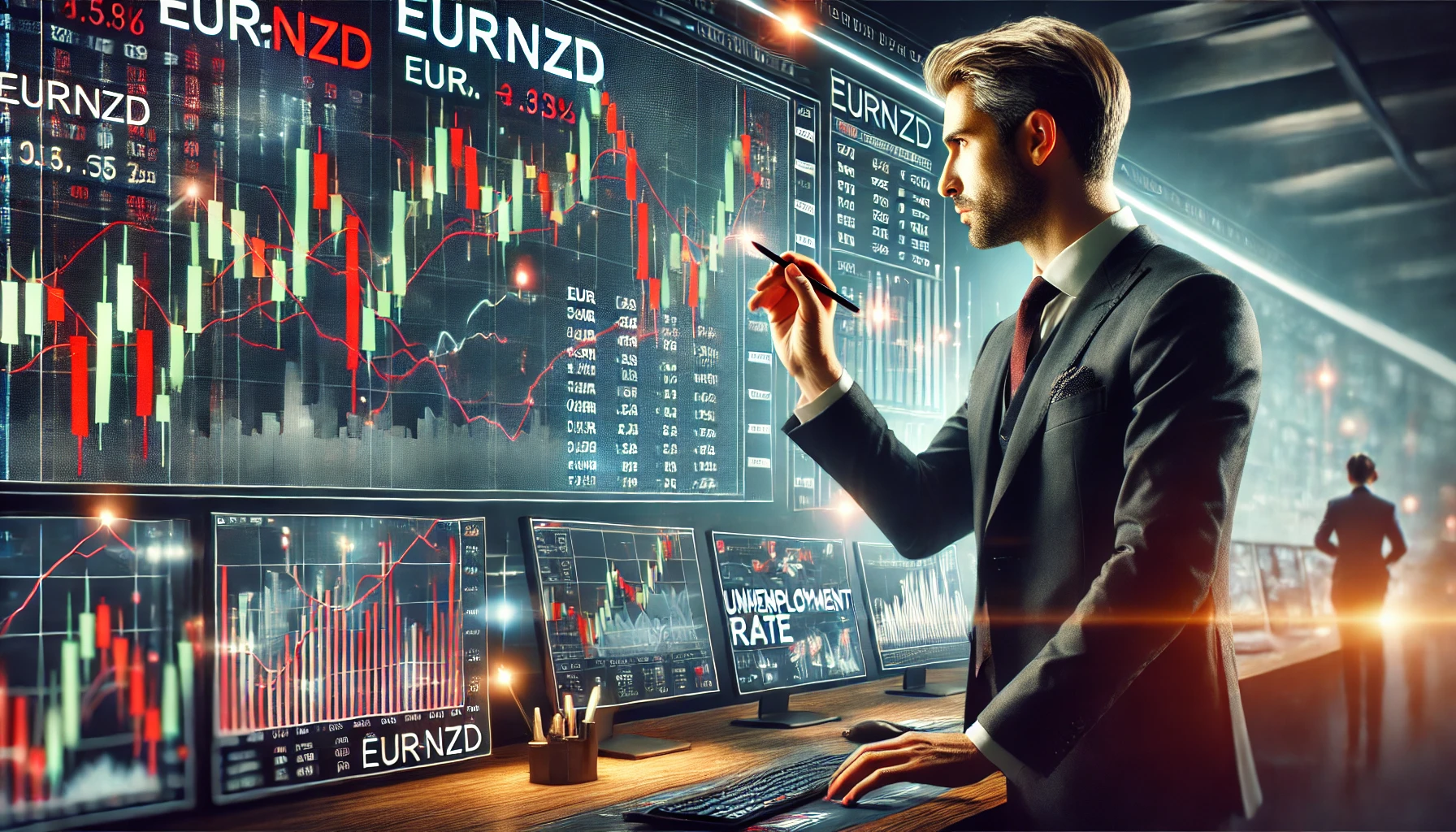EURNZD trading based on job data