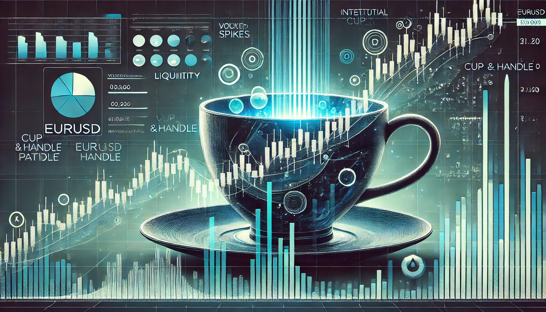 Cup and handle trading technique EURUSD