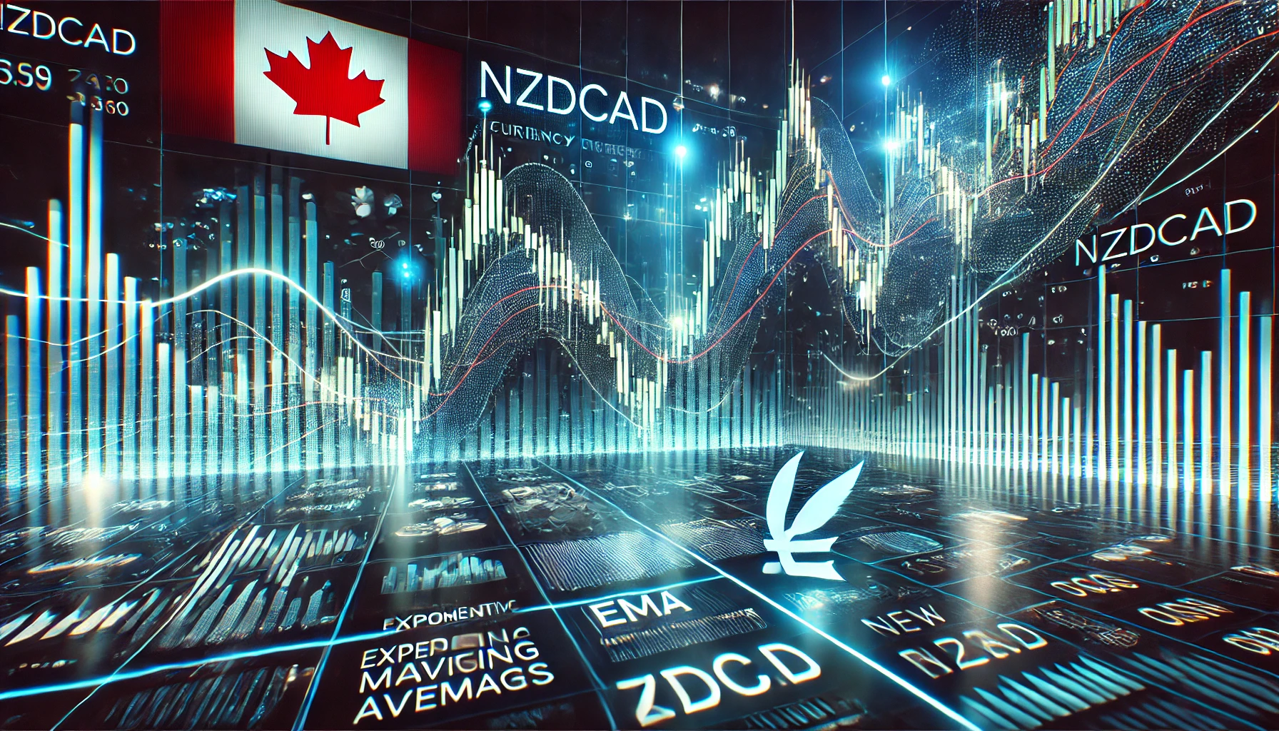 NZDCAD EMA trading technique