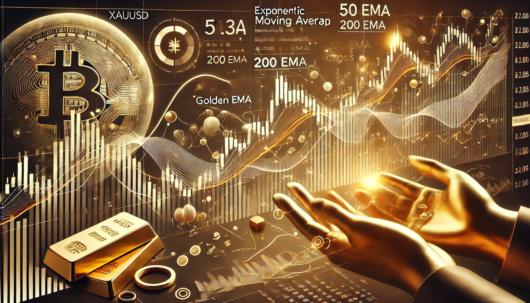 Exponential Moving Average strategy for XAUUSD