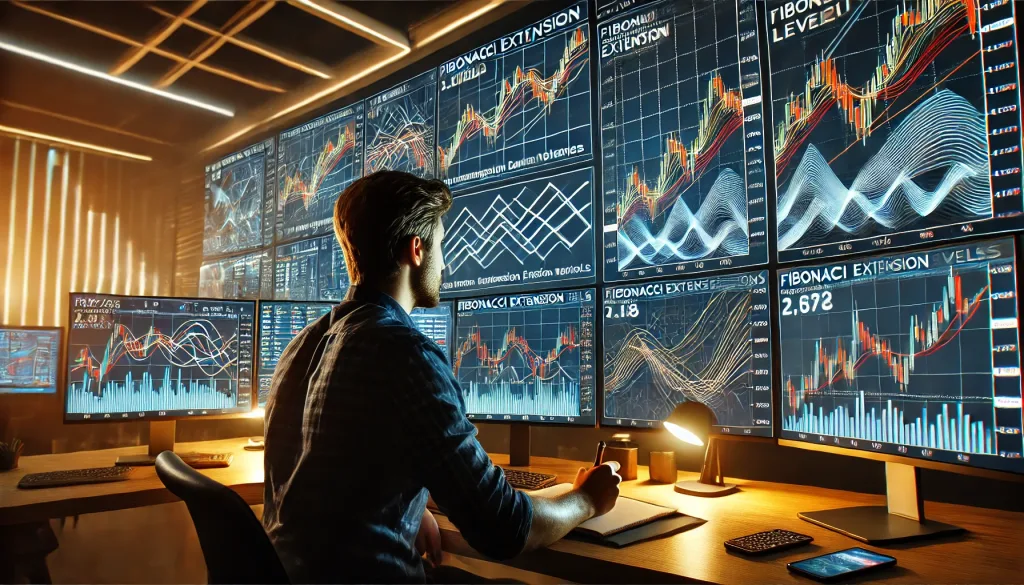Fibonacci extension trend trading