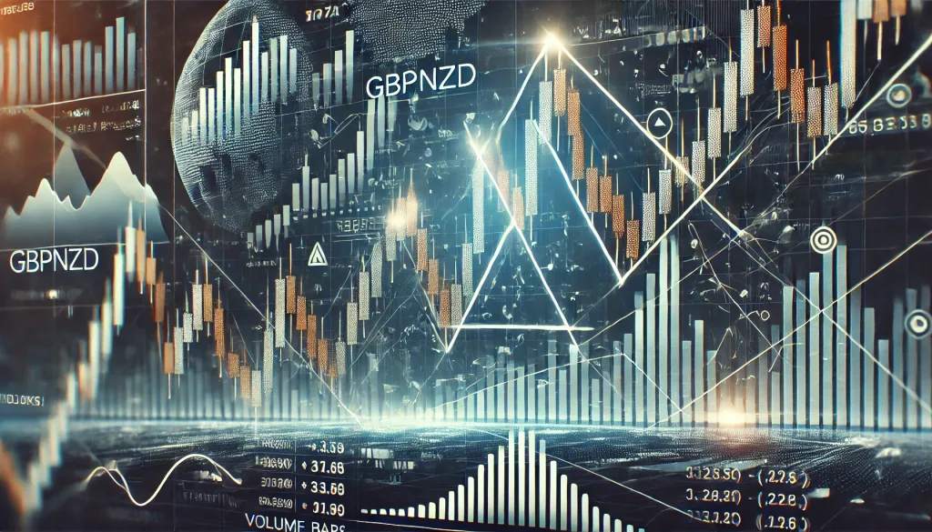 GBPNZD descending triangle strategy