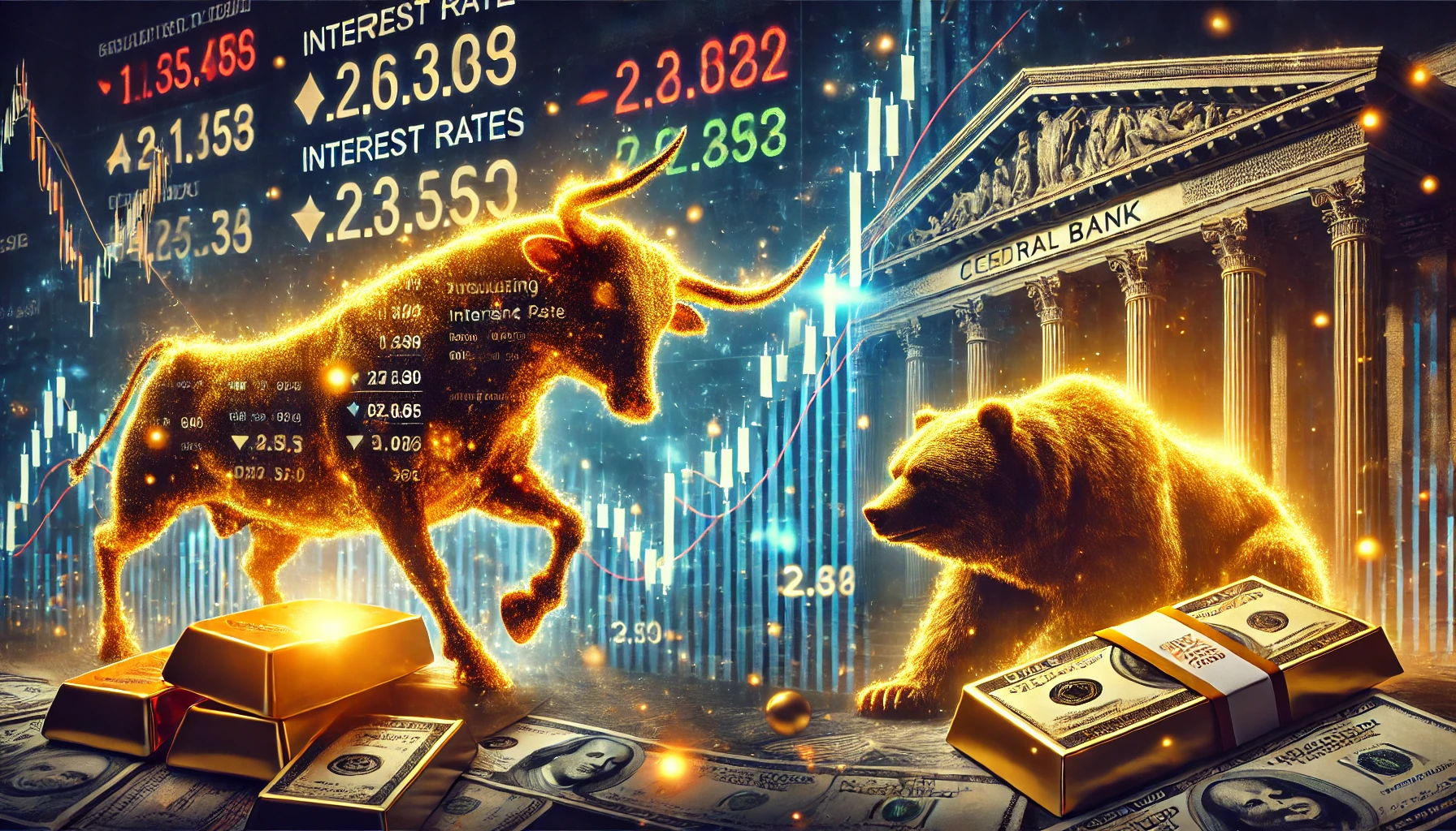 Gold trading during interest rate decisions
