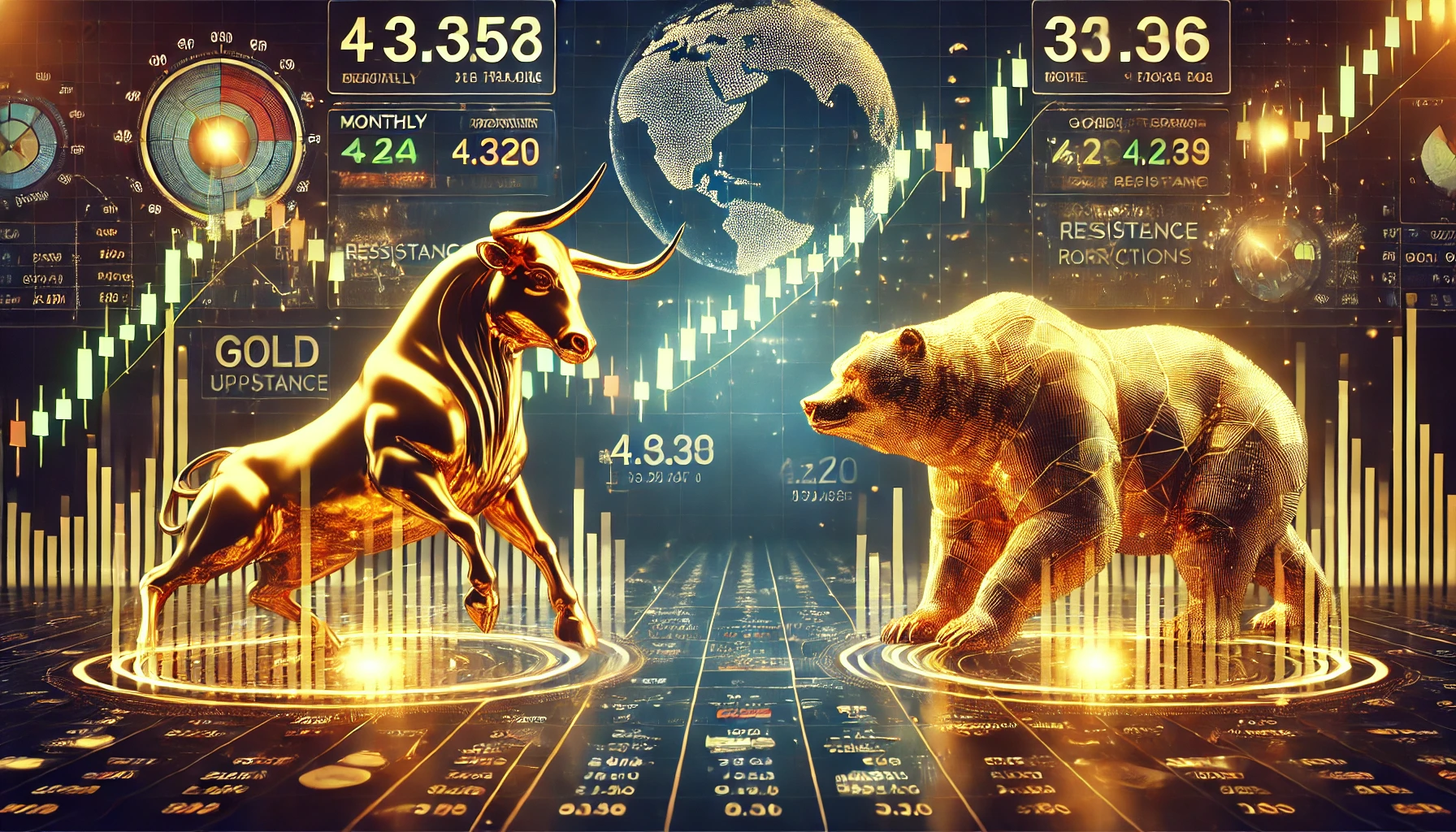 Monthly timeframe gold analysis