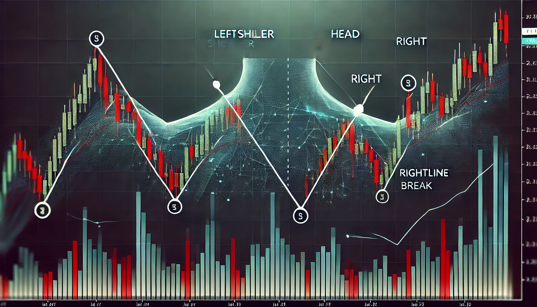 Head and Shoulders pattern in a bearish market