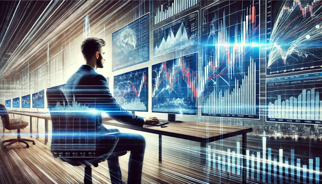 HFT falling wedge strategy