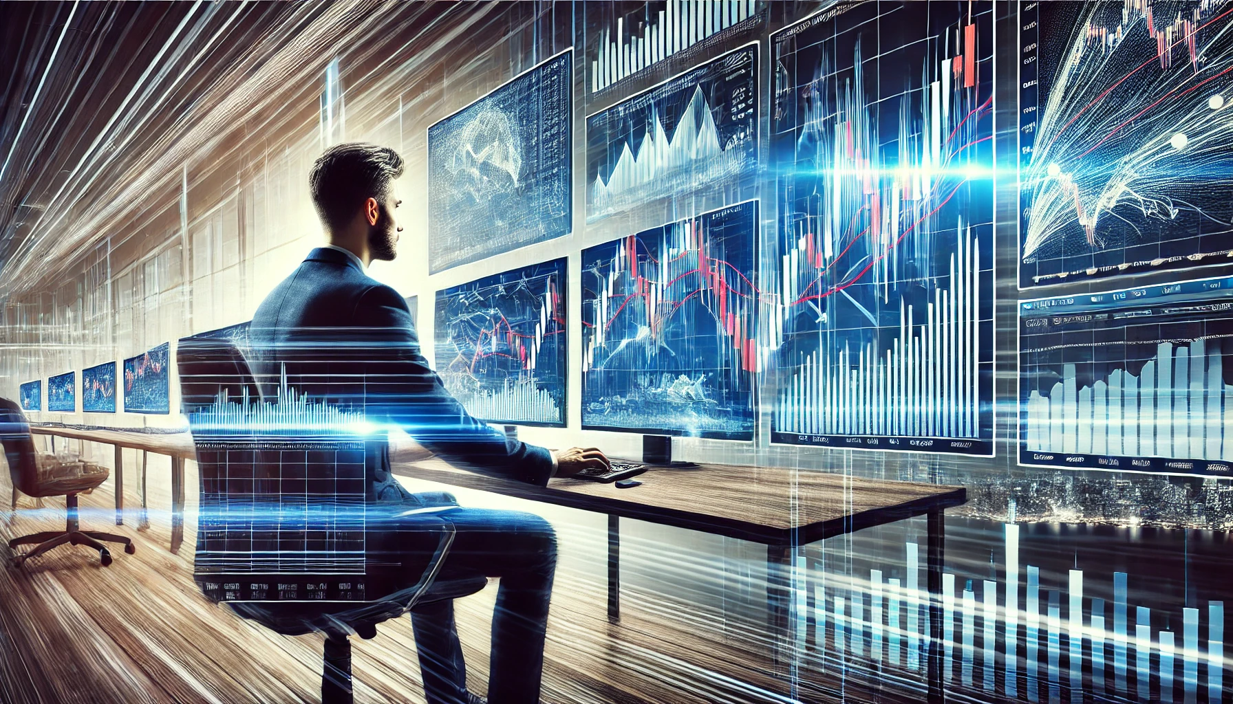 HFT falling wedge strategy