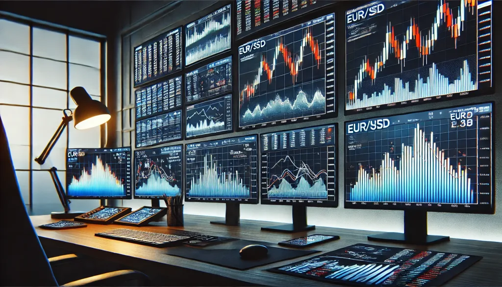 Bearish pennant trading in liquid markets